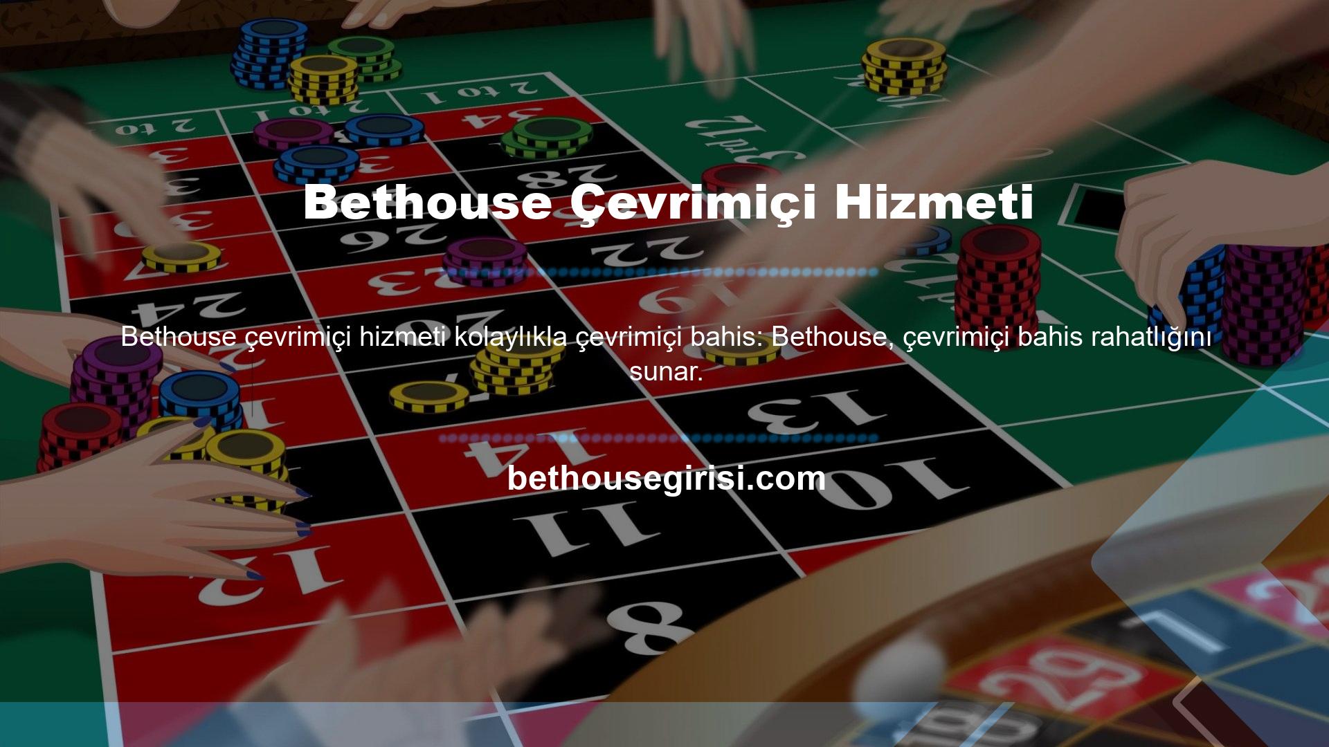 Bethouse çevrimiçi hizmetinde, bahis hizmetlerinde ve casino oyunlarında en gelişmiş altyapı teknolojisi kullanılmaktadır