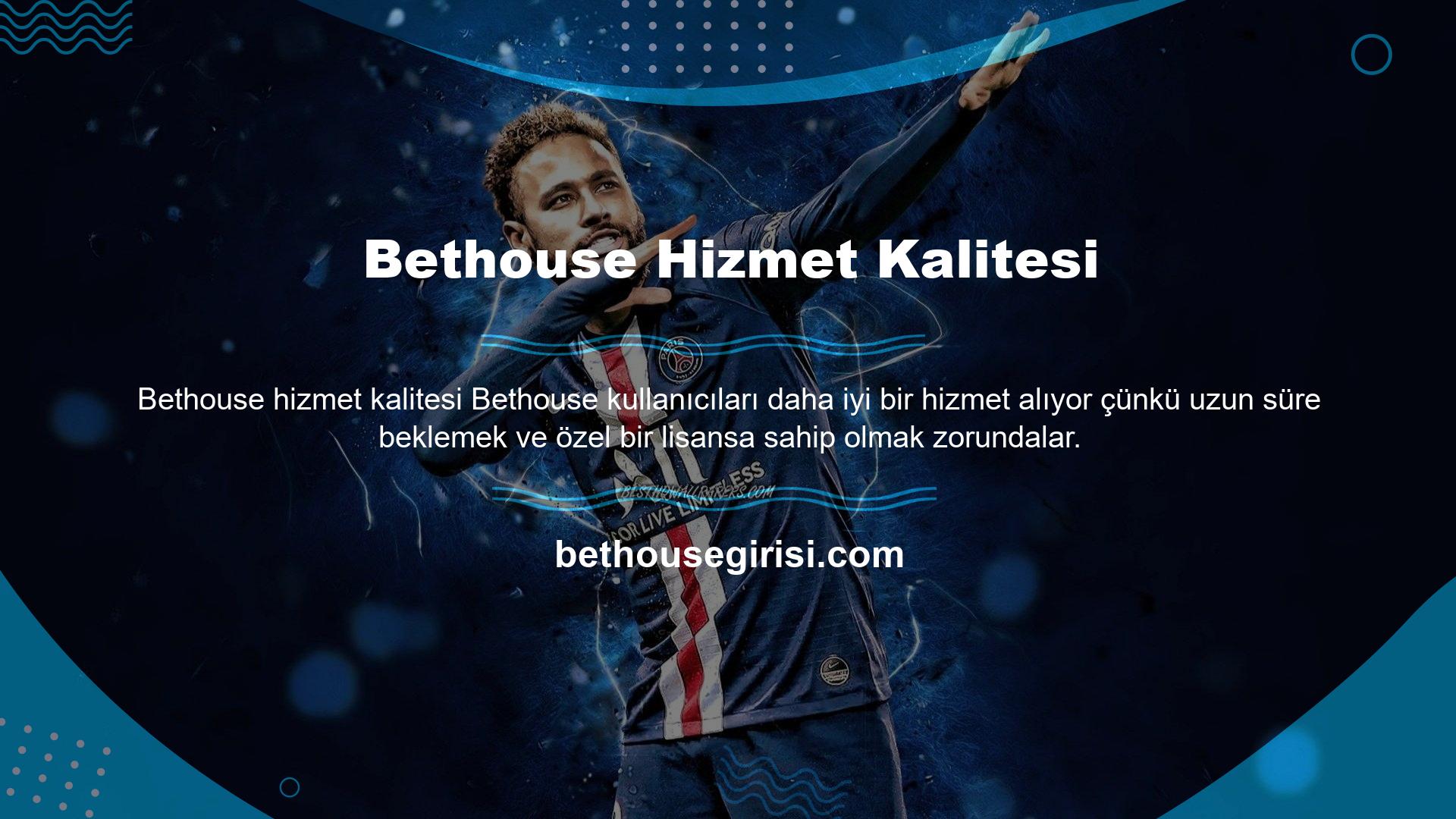 Sistem üyelerinin yatırımları ve hakları Bethouse lisansları ile korunmaktadır
