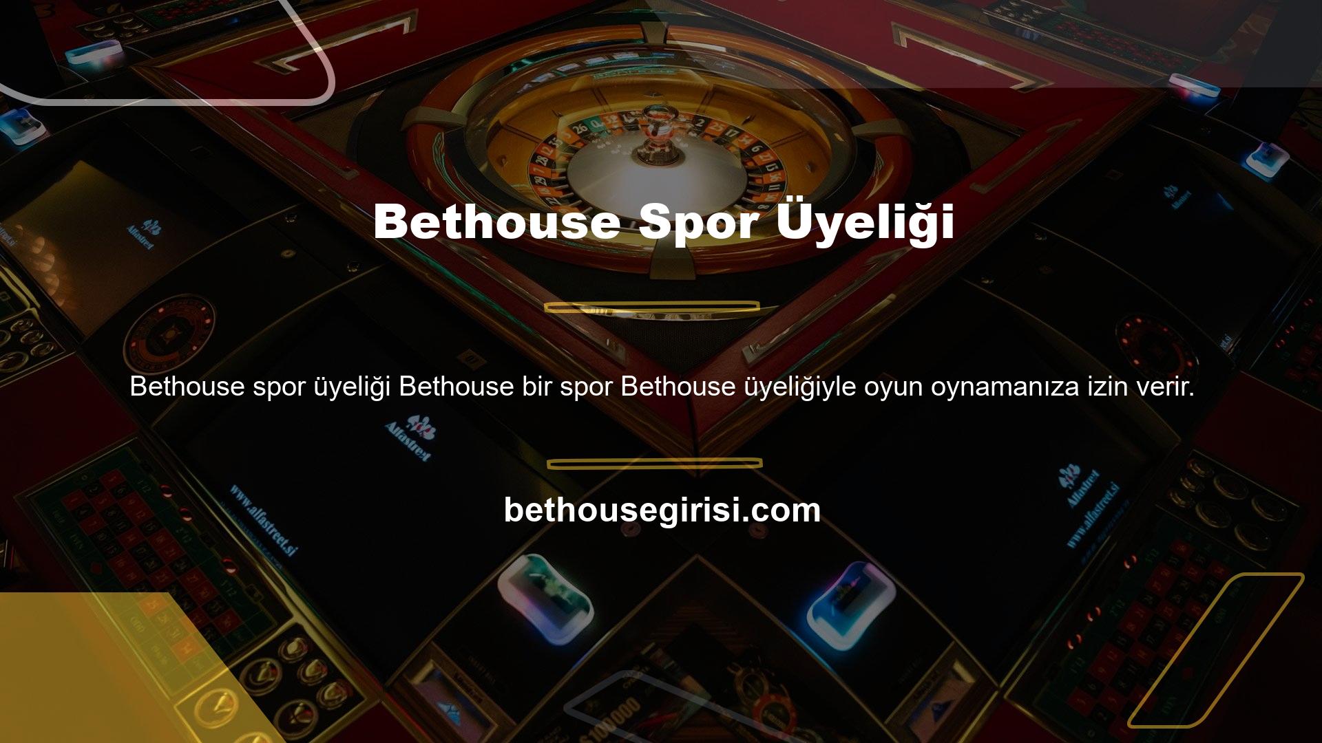 Bethouse sitesi, gerçekleşmesi daha olası şeylere bahis yapmak için iyi bir yerdir